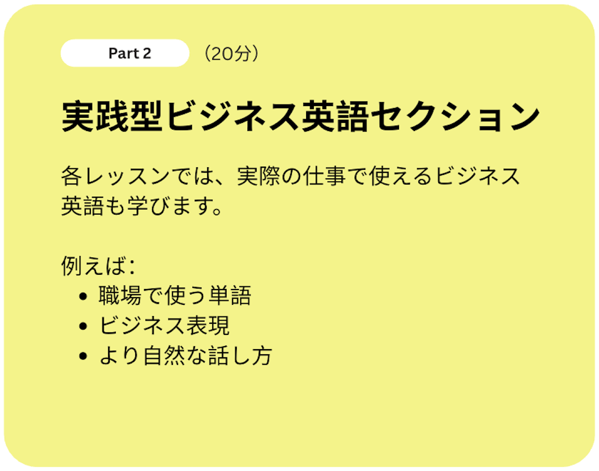 Part 2 lesson structure
